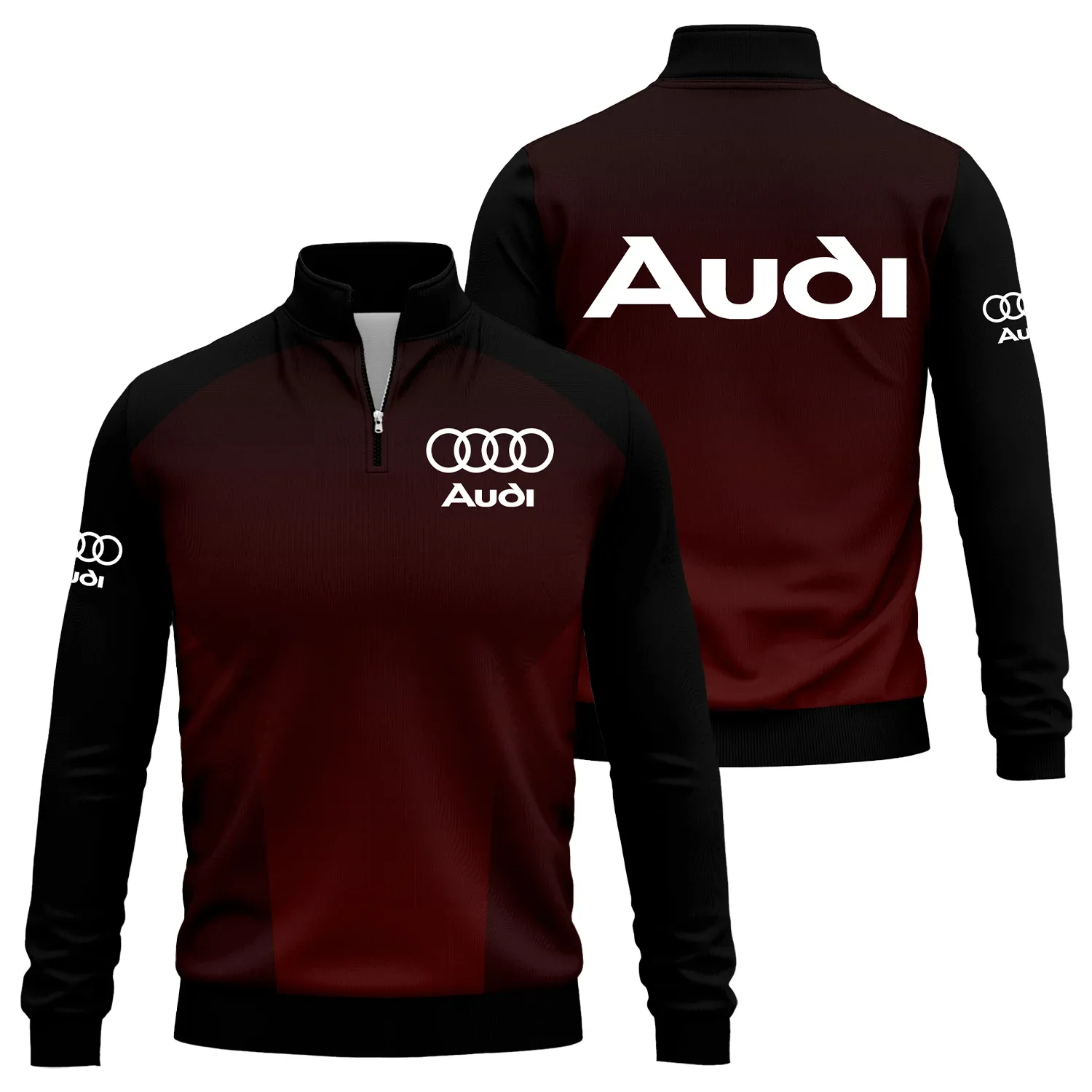 Audi Exclusive Logo Quarter-Zip Sweatshirt OUFAQTZ3D0819002AUZ – Audi Sweatshirt Audi Exclusive Logo Quarter-Zip Sweatshirt OUFAQTZ3D0819002AUZ – Audi Sweatshirt
