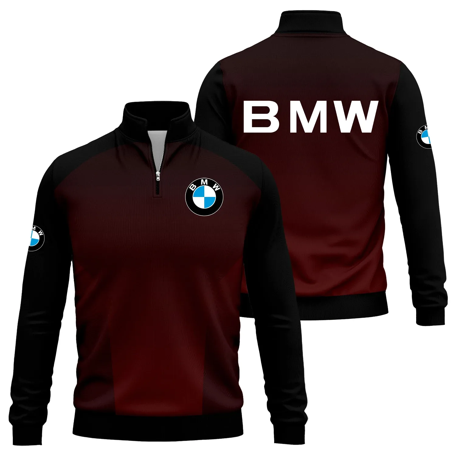 BMW Exclusive Logo Quarter-Zip Sweatshirt OUFAQTZ3D0819002BMWZ – BMW Sweatshirt