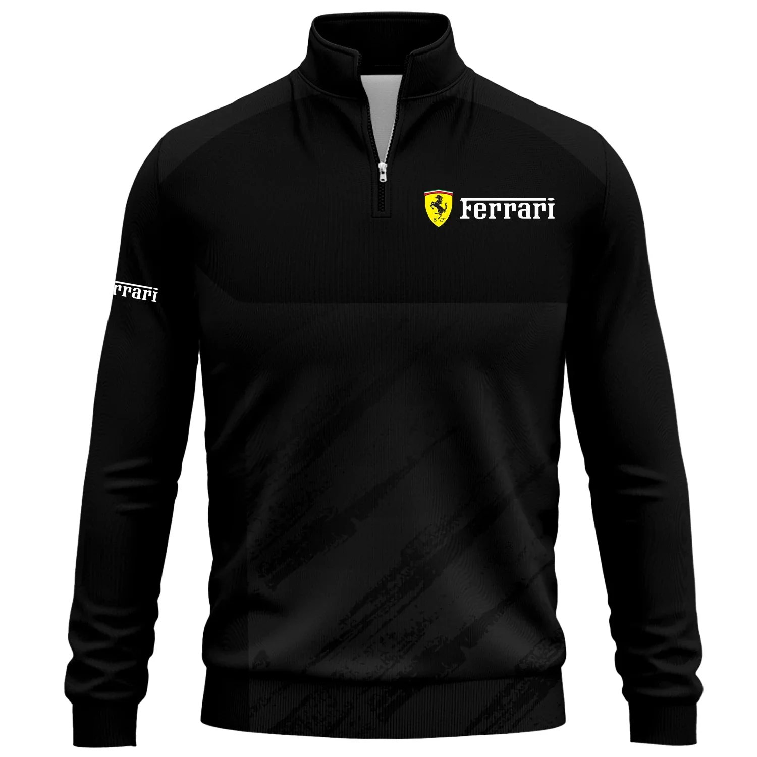 Ferrari Exclusive Logo Quarter-Zip Sweatshirt OUFAQTZ3D0819004FIZ – Ferrari Sweatshirt