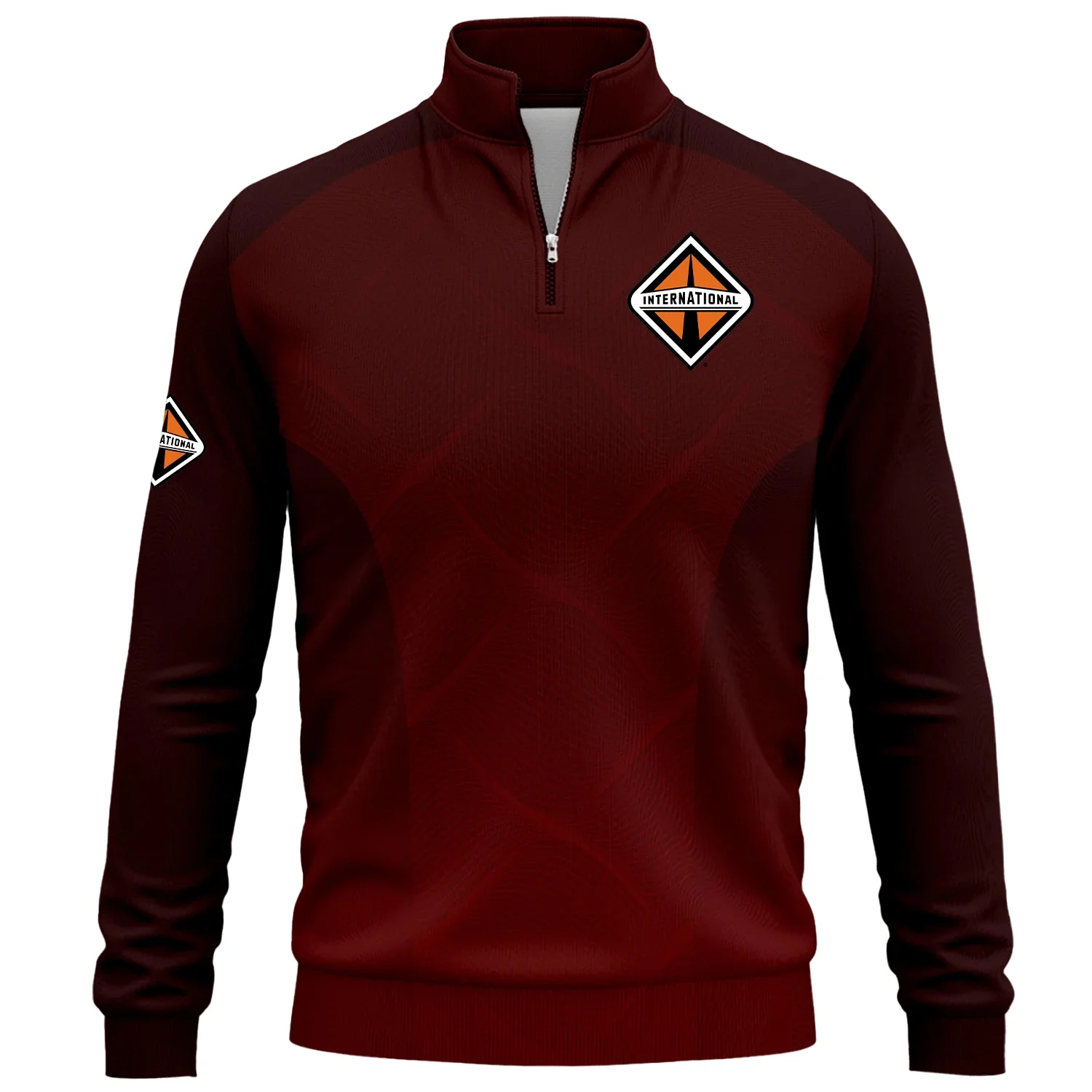 International Trucks Exclusive Logo Quarter-Zip Sweatshirt OUFAQTZ3D0819005INZ – International Trucks Sweatshirt