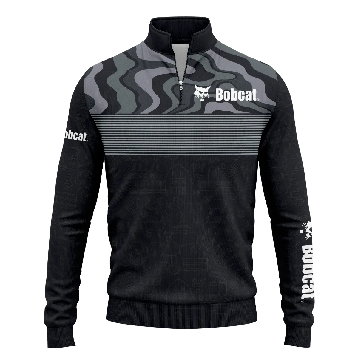 Bobcat Exclusive Logo Quarter-Zip Sweatshirt OUFAQZJ010819BCZ – Bobcat Gift