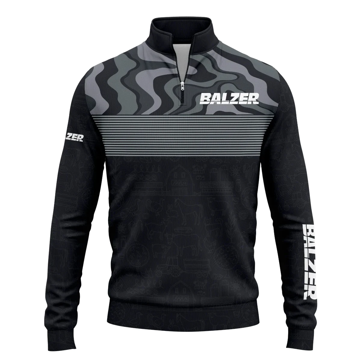 Balzer Exclusive Logo Quarter-Zip Sweatshirt OUFAQZJ010819BLZ – Balzer Gift Balzer Exclusive Logo Quarter-Zip Sweatshirt OUFAQZJ010819BLZ – Balzer Gift