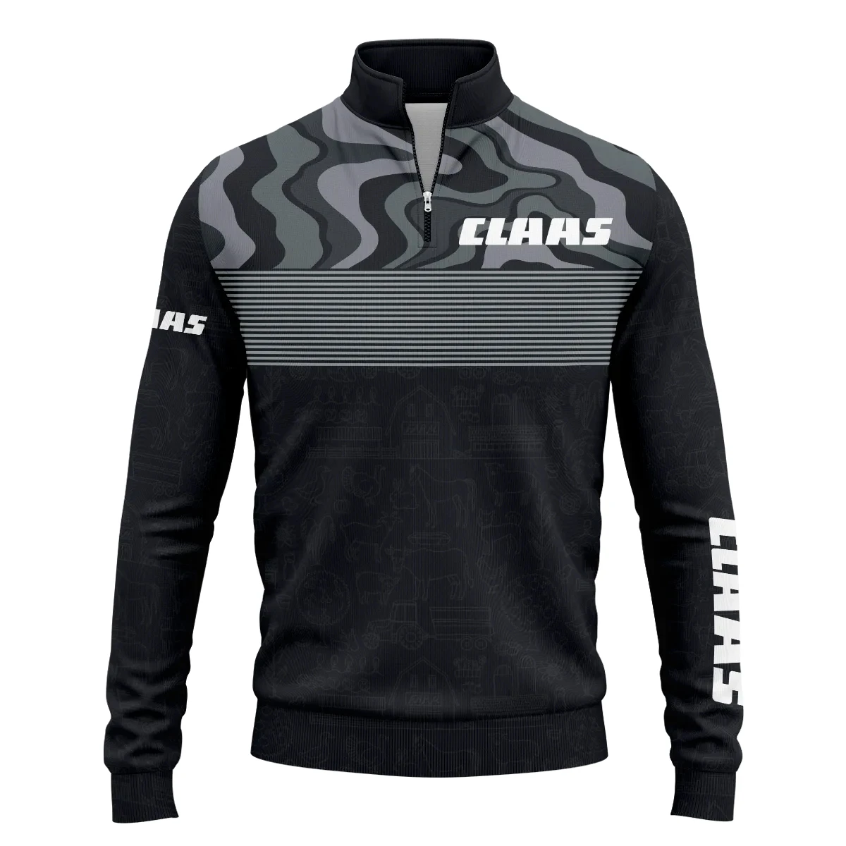 Claas Exclusive Logo Quarter-Zip Sweatshirt OUFAQZJ010819CLZ – Claas Gift
