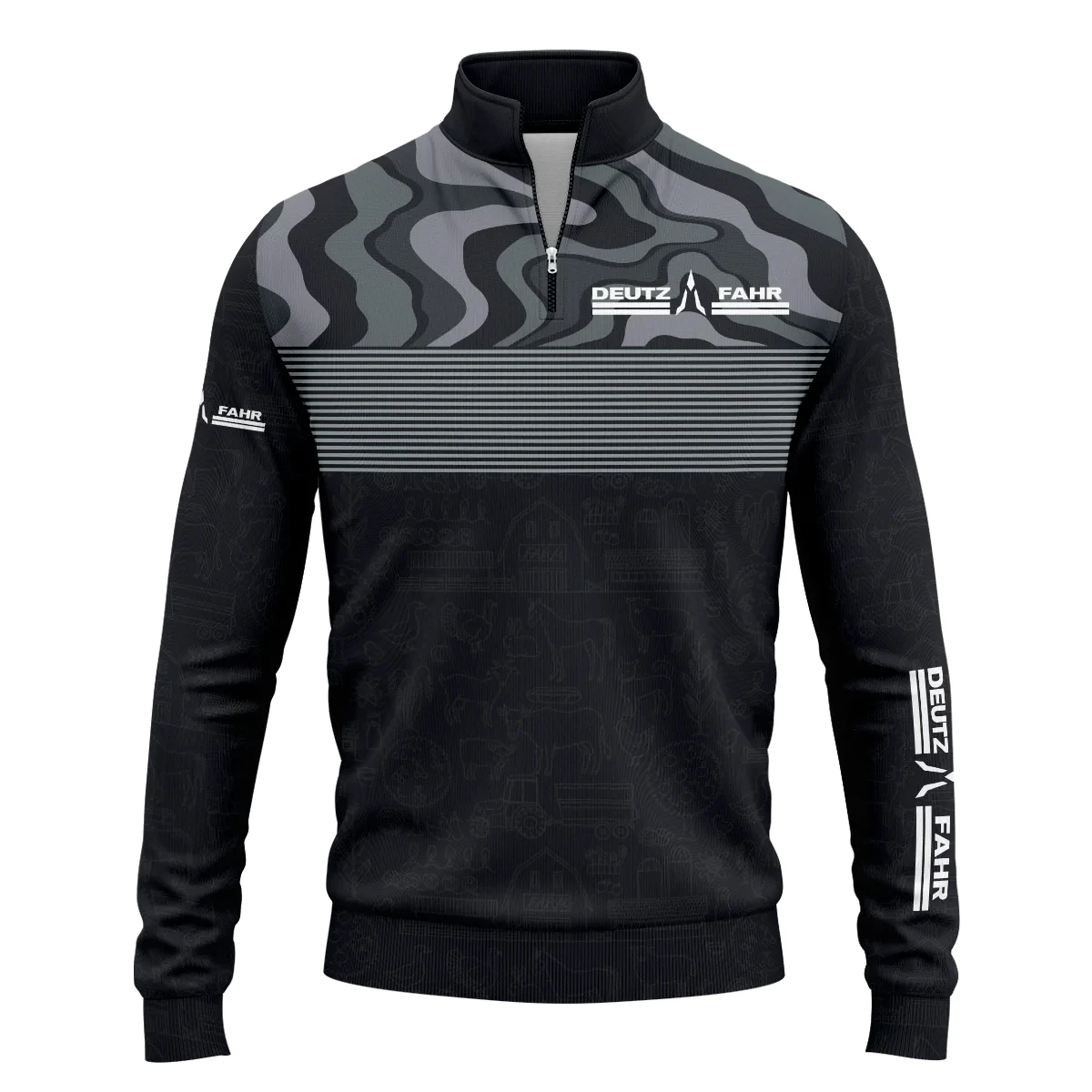Deutz-Fahr Exclusive Logo Quarter-Zip Sweatshirt OUFAQZJ010819DFZ – Deutz-Fahr Gift Deutz-Fahr Exclusive Logo Quarter-Zip Sweatshirt OUFAQZJ010819DFZ – Deutz-Fahr Gift