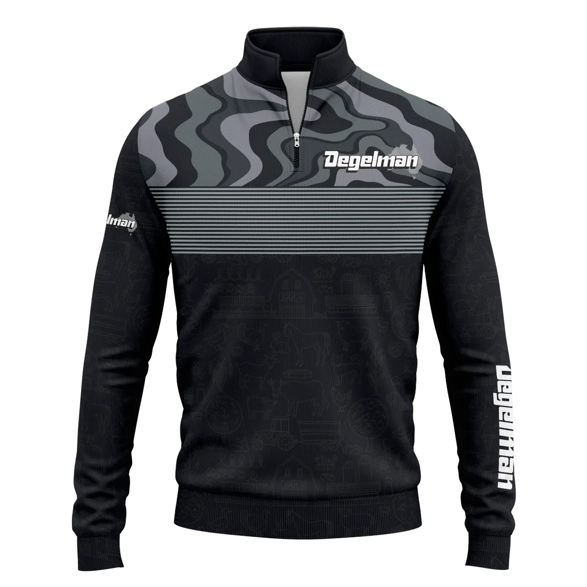 Degelman Industries Exclusive Logo Quarter-Zip Sweatshirt OUFAQZJ010819DIZ – Degelman Industries Gift Degelman Industries Exclusive Logo Quarter-Zip Sweatshirt OUFAQZJ010819DIZ – Degelman Industries Gift
