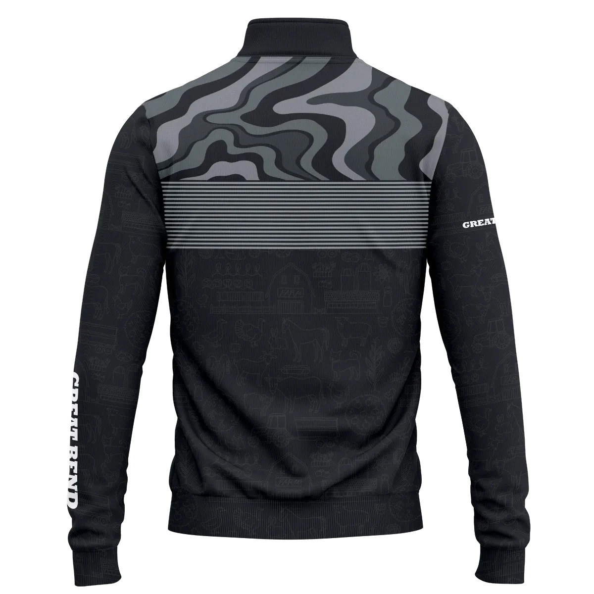 Great Bend Exclusive Logo Quarter-Zip Sweatshirt OUFAQZJ010819GBZ - Great Bend Gift