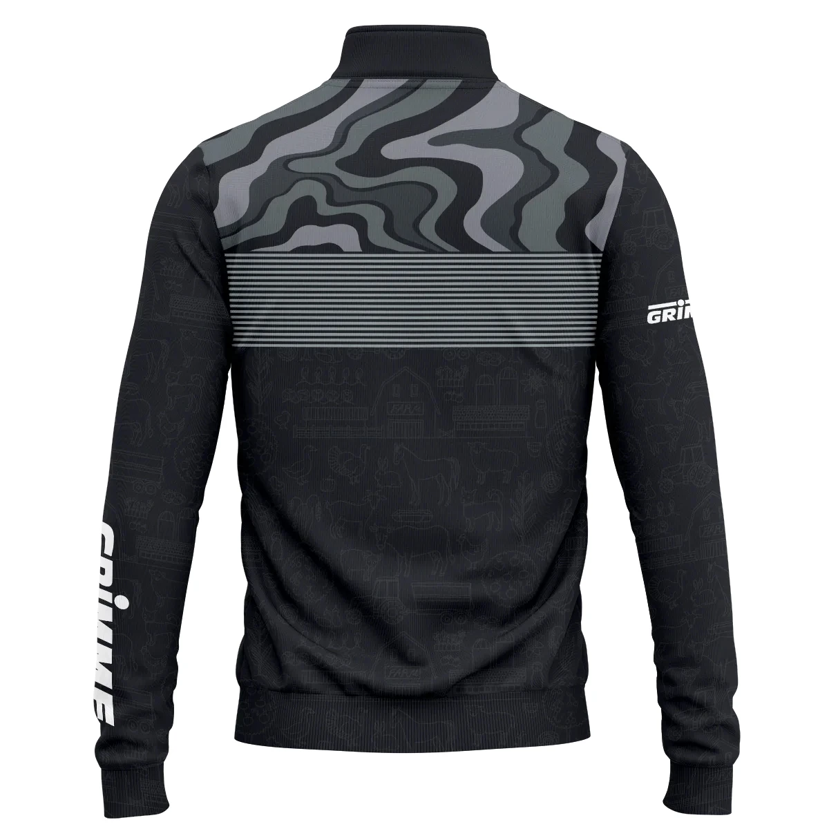 Grimme Exclusive Logo Quarter-Zip Sweatshirt OUFAQZJ010819GMZ - Grimme Gift
