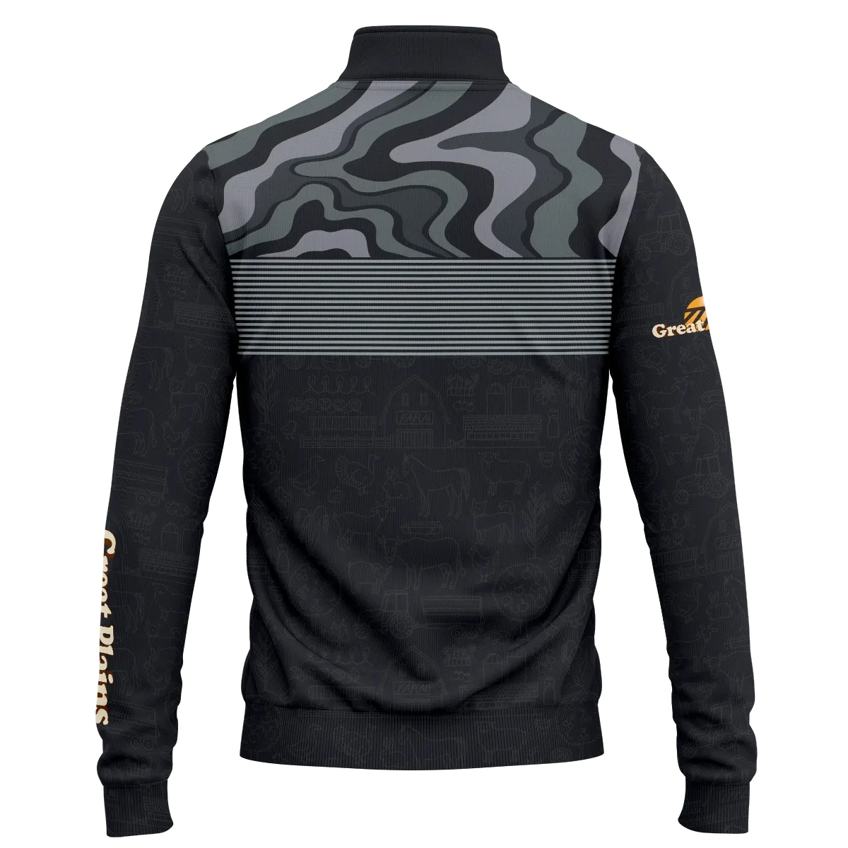 Great Plains Exclusive Logo Quarter-Zip Sweatshirt OUFAQZJ010819GPZ - Great Plains Gift