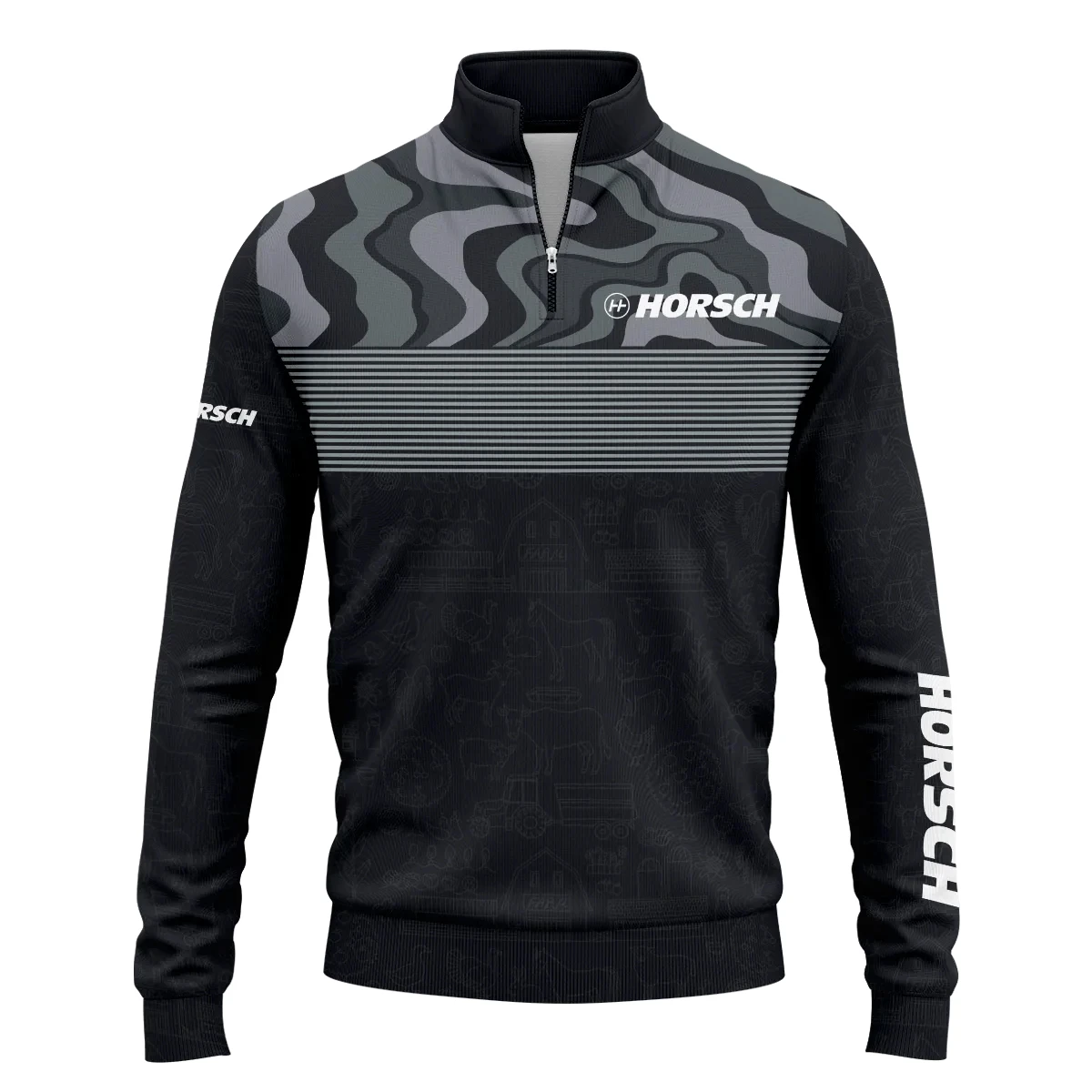 Horsch Exclusive Logo Quarter-Zip Sweatshirt OUFAQZJ010819HOZ – Horsch Gift