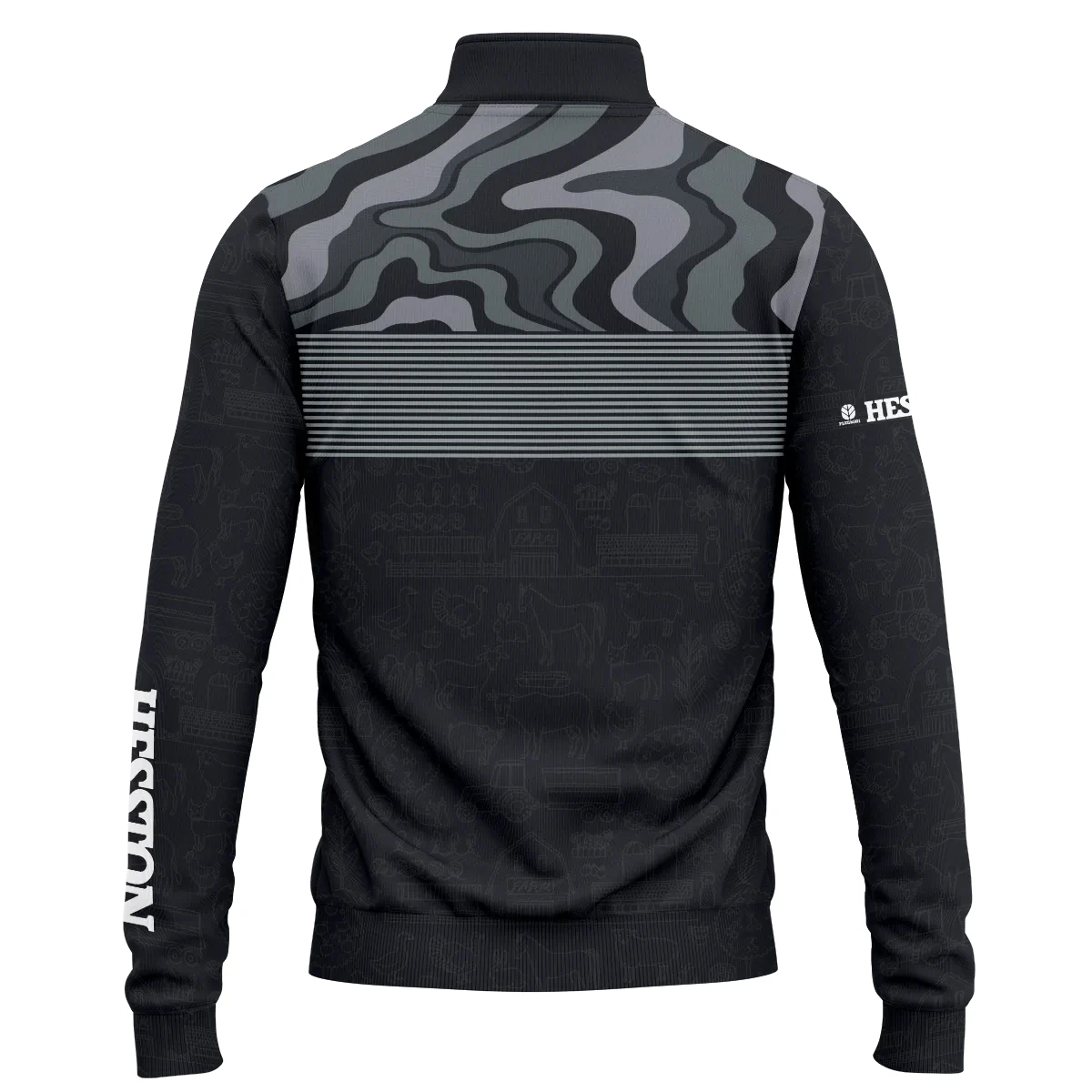 Hesston Exclusive Logo Quarter-Zip Sweatshirt OUFAQZJ010819HTZ - Hesston Gift