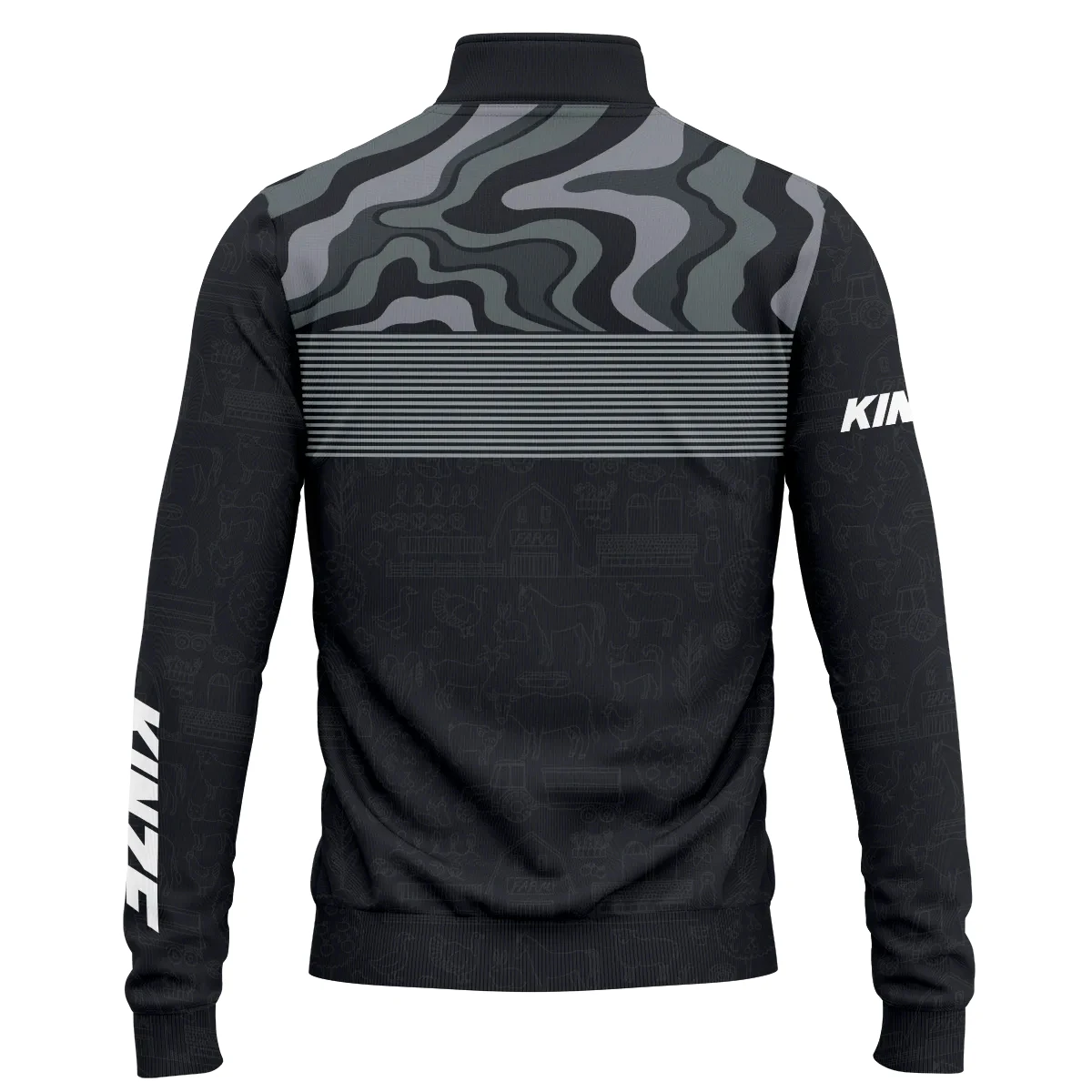 Kinze Manufacturing Exclusive Logo Quarter-Zip Sweatshirt OUFAQZJ010819KMZ - Kinze Manufacturing Gift