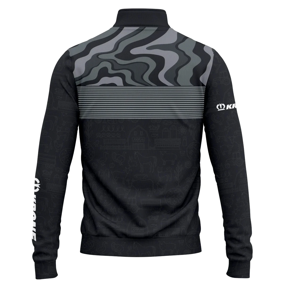 Krone Exclusive Logo Quarter-Zip Sweatshirt OUFAQZJ010819KOZ - Krone Gift