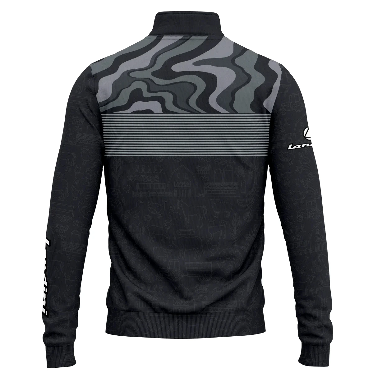 Landini Exclusive Logo Quarter-Zip Sweatshirt OUFAQZJ010819LDZ - Landini Gift