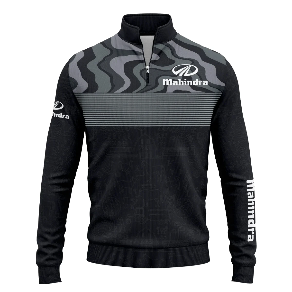 Mahindra Exclusive Logo Quarter-Zip Sweatshirt OUFAQZJ010819MDZ – Mahindra Gift