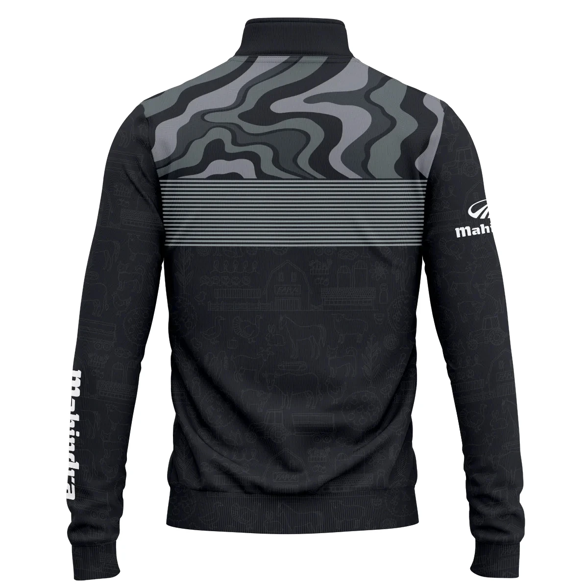 Mahindra Exclusive Logo Quarter-Zip Sweatshirt OUFAQZJ010819MDZ - Mahindra Gift