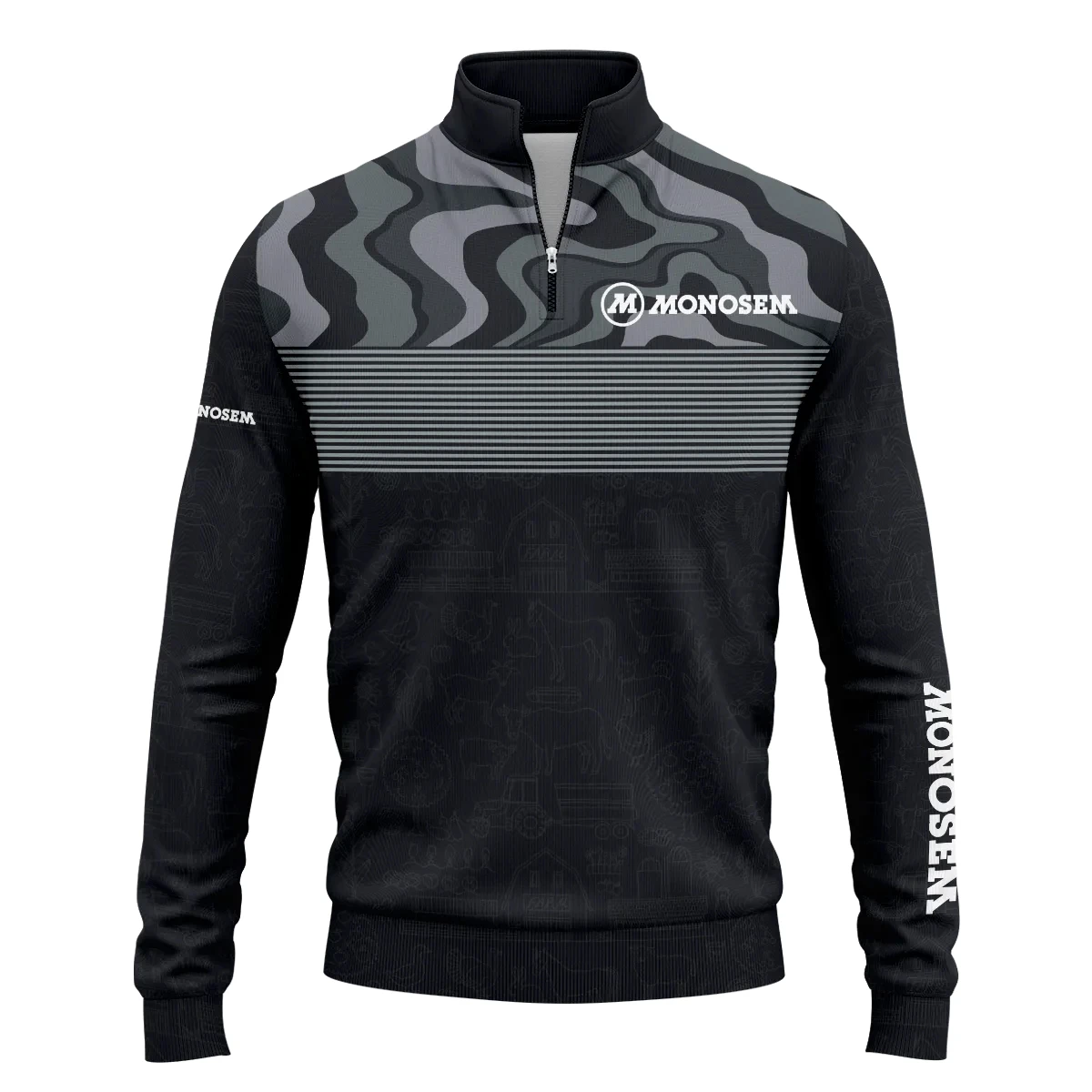 Monosem Exclusive Logo Quarter-Zip Sweatshirt OUFAQZJ010819MOZ – Monosem Gift