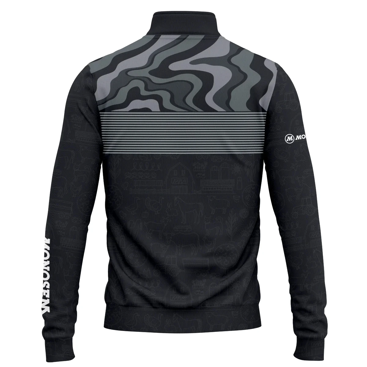 Monosem Exclusive Logo Quarter-Zip Sweatshirt OUFAQZJ010819MOZ - Monosem Gift