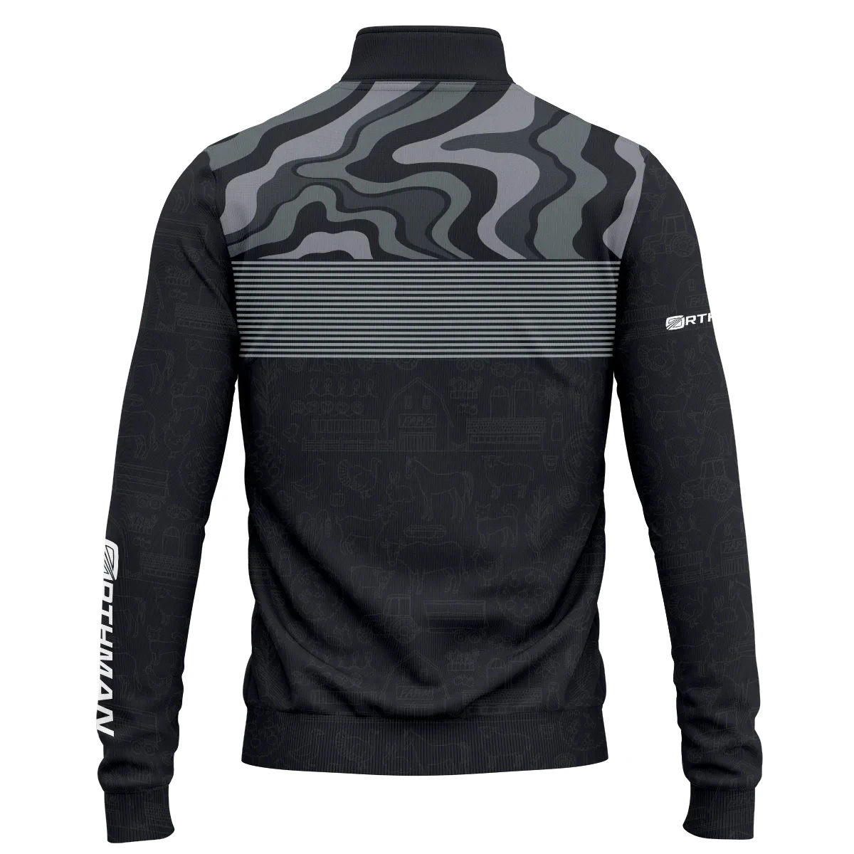Orthman Exclusive Logo Quarter-Zip Sweatshirt OUFAQZJ010819OMZ - Orthman Gift