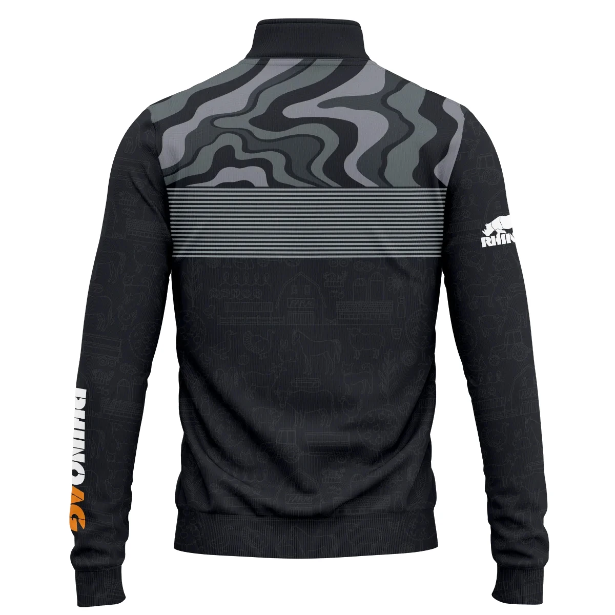 RhinoAg Exclusive Logo Quarter-Zip Sweatshirt OUFAQZJ010819RAZ - RhinoAg Gift