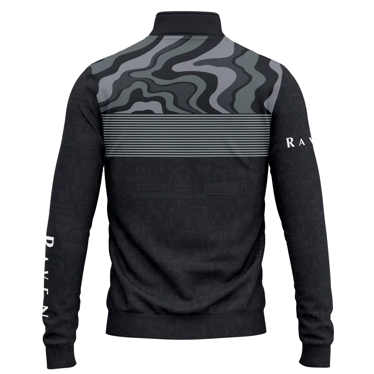 Raven Industries Exclusive Logo Quarter-Zip Sweatshirt OUFAQZJ010819RIZ - Raven Industries Gift