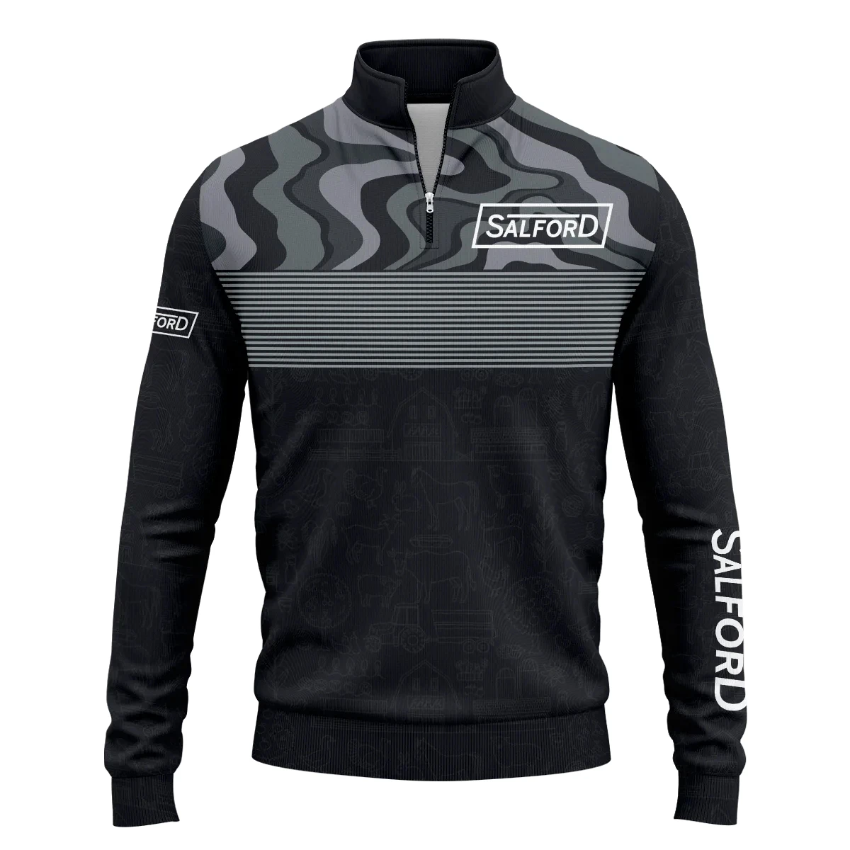 Salford Group Exclusive Logo Quarter-Zip Sweatshirt OUFAQZJ010819SGZ – Salford Group Gift