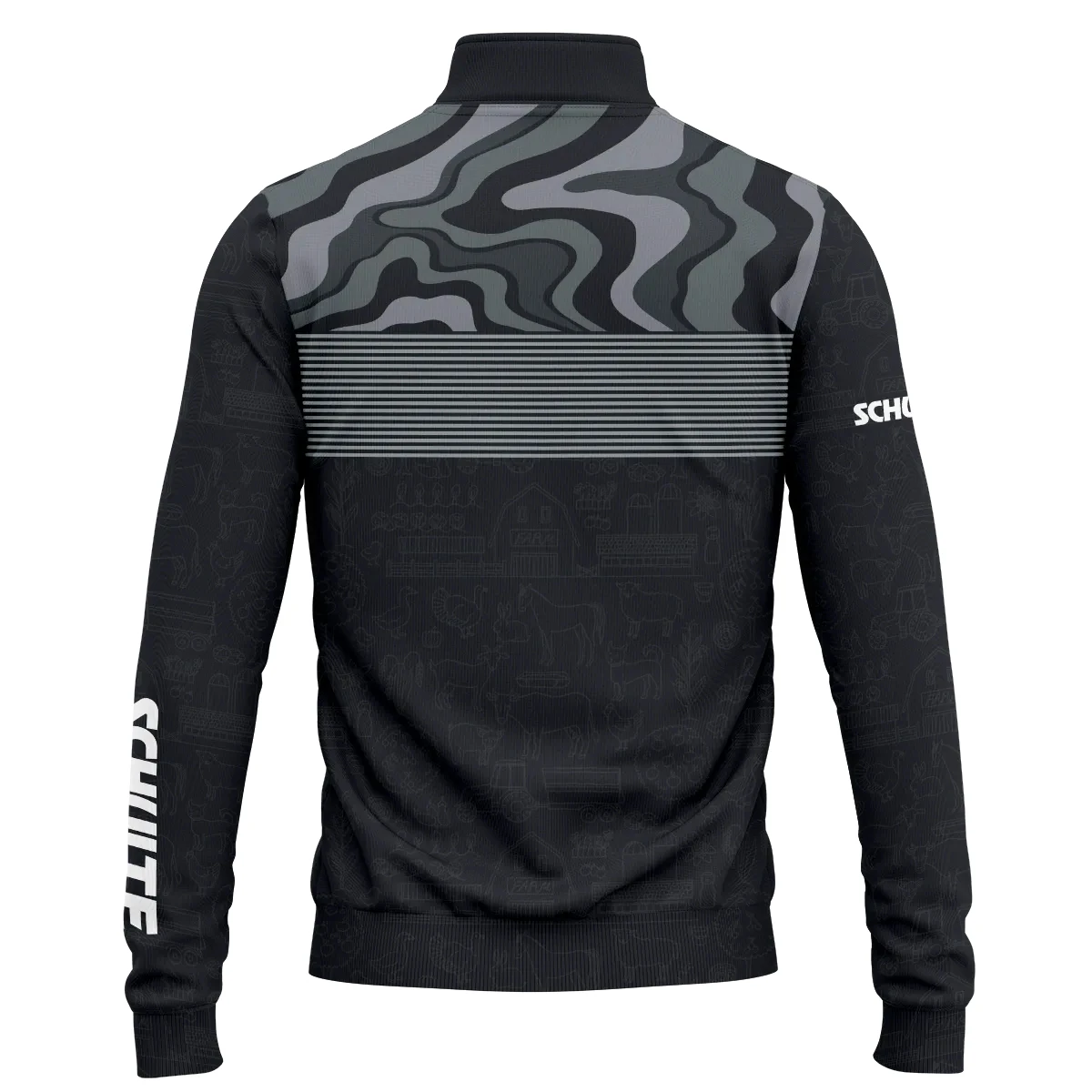 Schulte Industries Exclusive Logo Quarter-Zip Sweatshirt OUFAQZJ010819SIZ - Schulte Industries Gift