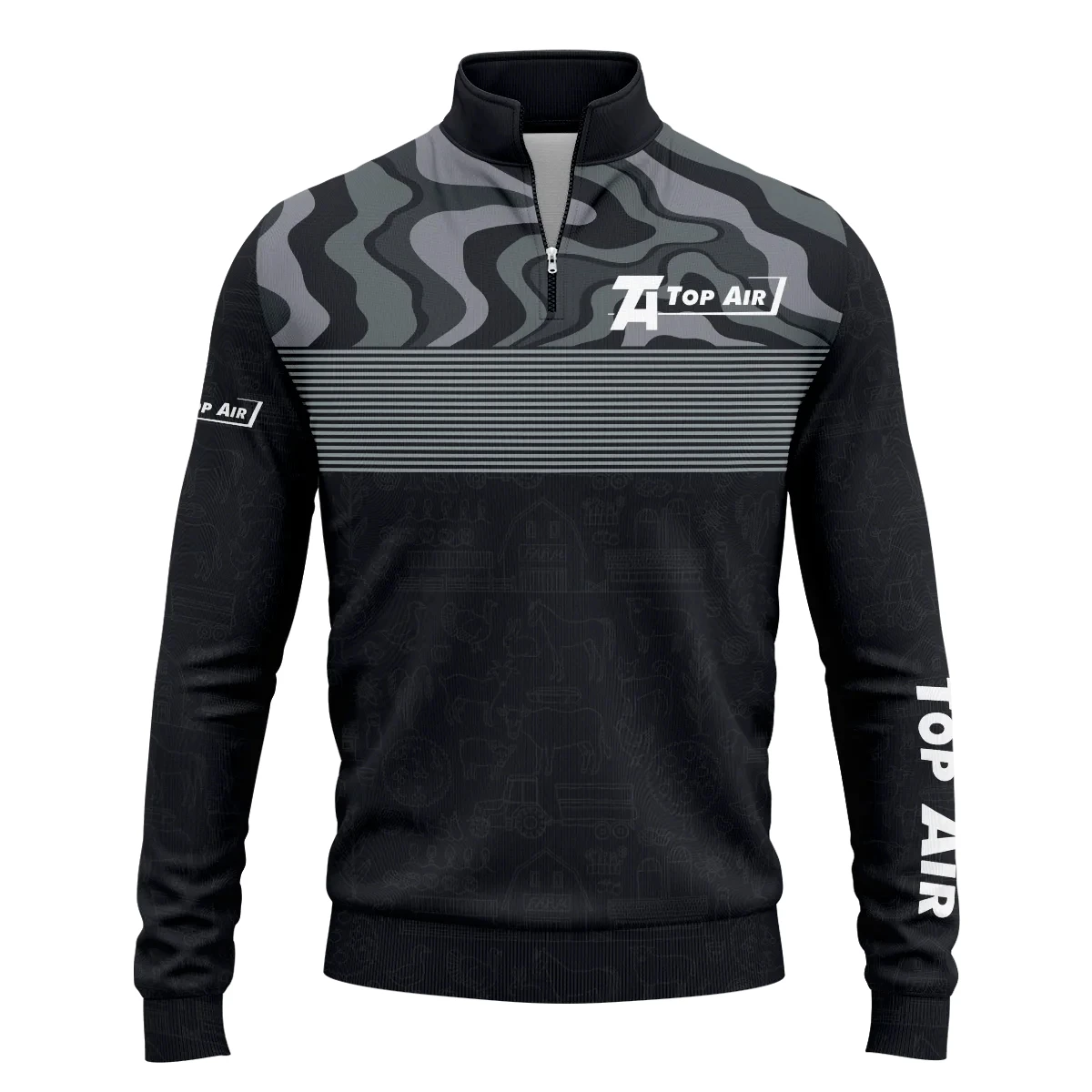 Top Air Exclusive Logo Quarter-Zip Sweatshirt OUFAQZJ010819TAZ – Top Air Gift Top Air Exclusive Logo Quarter-Zip Sweatshirt OUFAQZJ010819TAZ – Top Air Gift