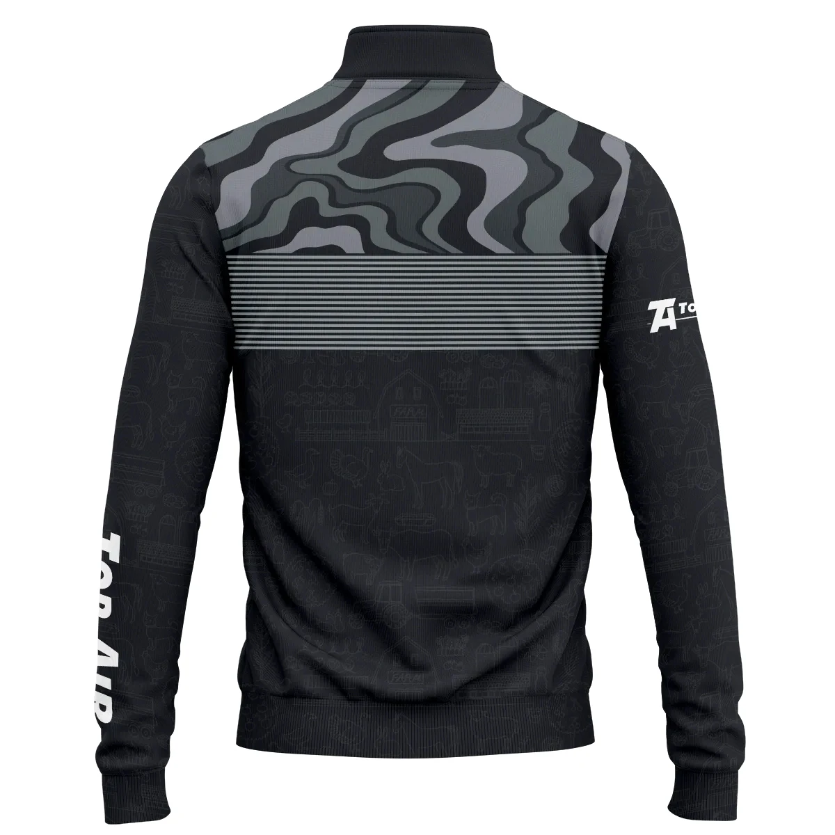 Top Air Exclusive Logo Quarter-Zip Sweatshirt OUFAQZJ010819TAZ - Top Air Gift