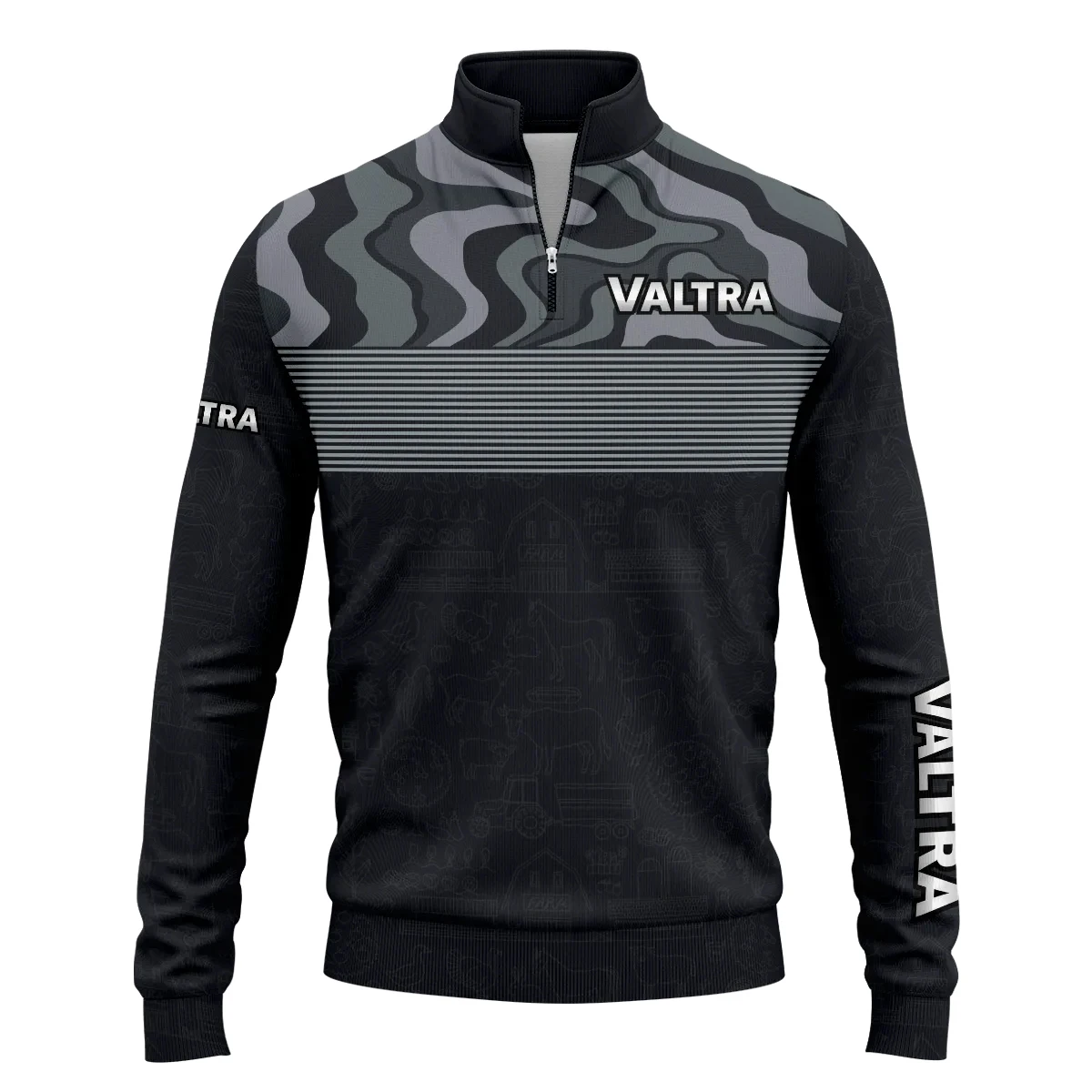 Valtra Exclusive Logo Quarter-Zip Sweatshirt OUFAQZJ010819VTZ – Valtra Gift Valtra Exclusive Logo Quarter-Zip Sweatshirt OUFAQZJ010819VTZ – Valtra Gift