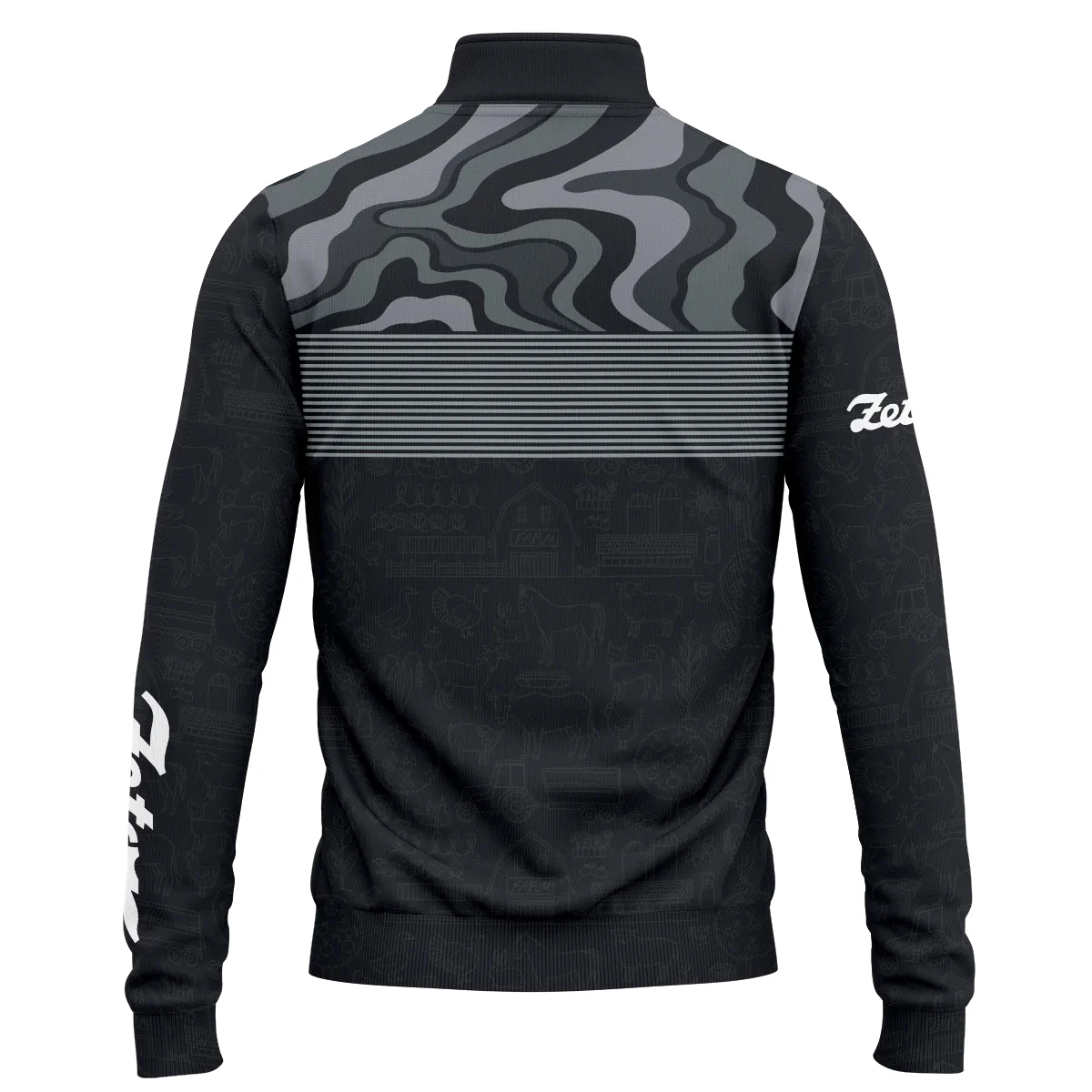 Zetor Exclusive Logo Quarter-Zip Sweatshirt OUFAQZJ010819ZTZ - Zetor Gift