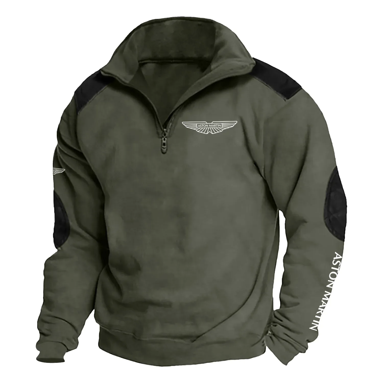Aston Martin Exclusive Logo Tactical Quarter-Zip Sweatshirt OUFASCS0819AMZ – Aston Martin Sweatshirt Aston Martin Exclusive Logo Tactical Quarter-Zip Sweatshirt OUFASCS0819AMZ – Aston Martin Sweatshirt