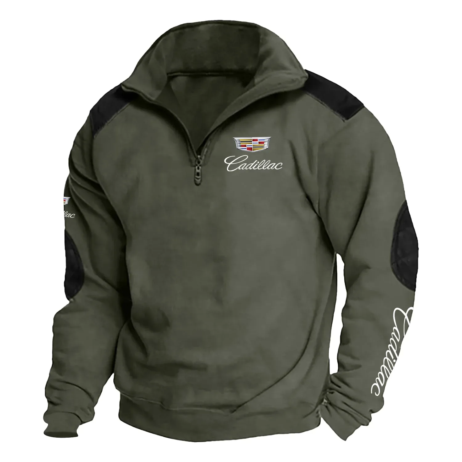 Cadillac Exclusive Logo Tactical Quarter-Zip Sweatshirt OUFASCS0819CDZ – Cadillac Sweatshirt