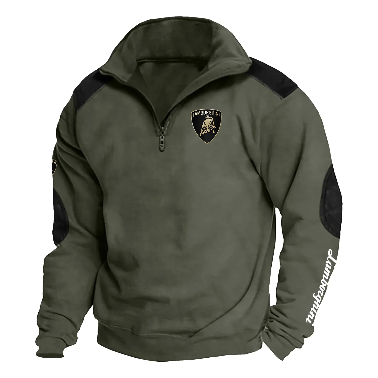 Lamborghini Exclusive Logo Tactical Quarter-Zip Sweatshirt OUFASCS0819LBGZ – Lamborghini Sweatshirt
