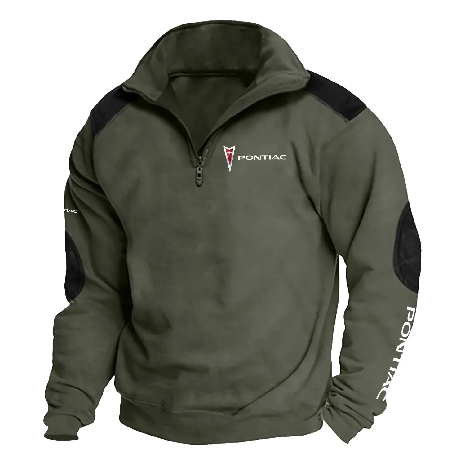 Pontiac Exclusive Logo Tactical Quarter-Zip Sweatshirt OUFASCS0819PIZ – Pontiac Sweatshirt