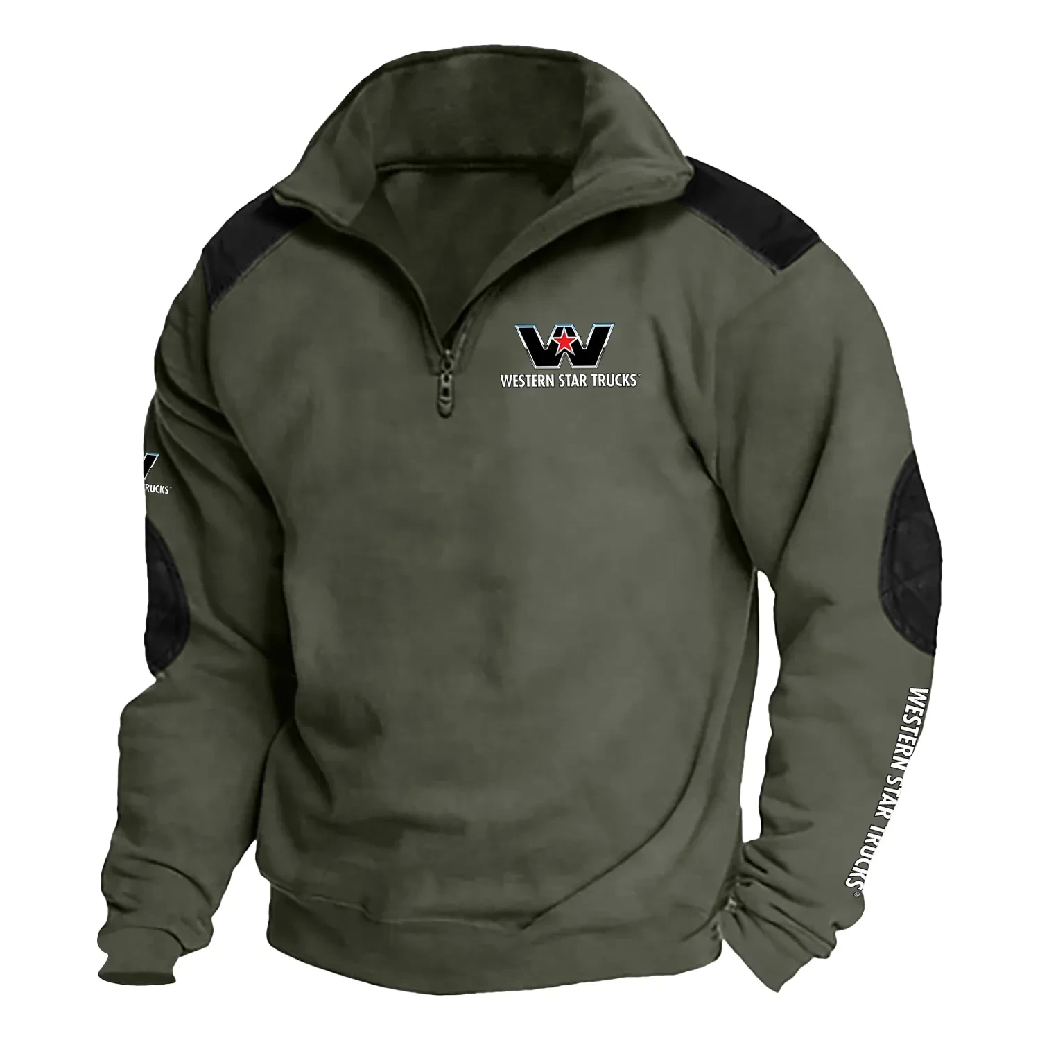 Western Star Exclusive Logo Tactical Quarter-Zip Sweatshirt OUFASCS0819WSZ – Western Star Sweatshirt