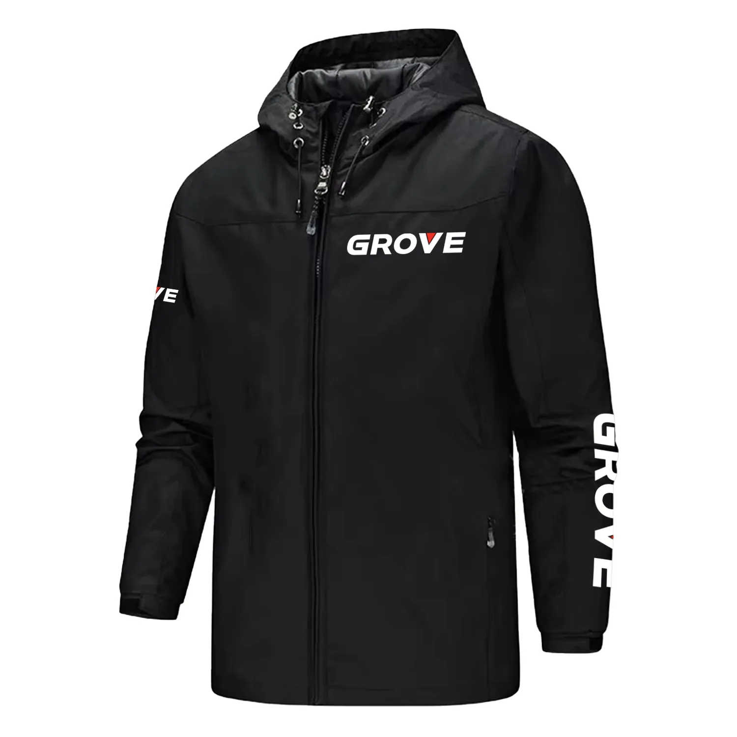 Grove Exclusive Logo Softshell Rain Jacket, Waterproof, Breathable, Windbreaker Jacket OUFASGRJ0819GVZ – Grove Gift