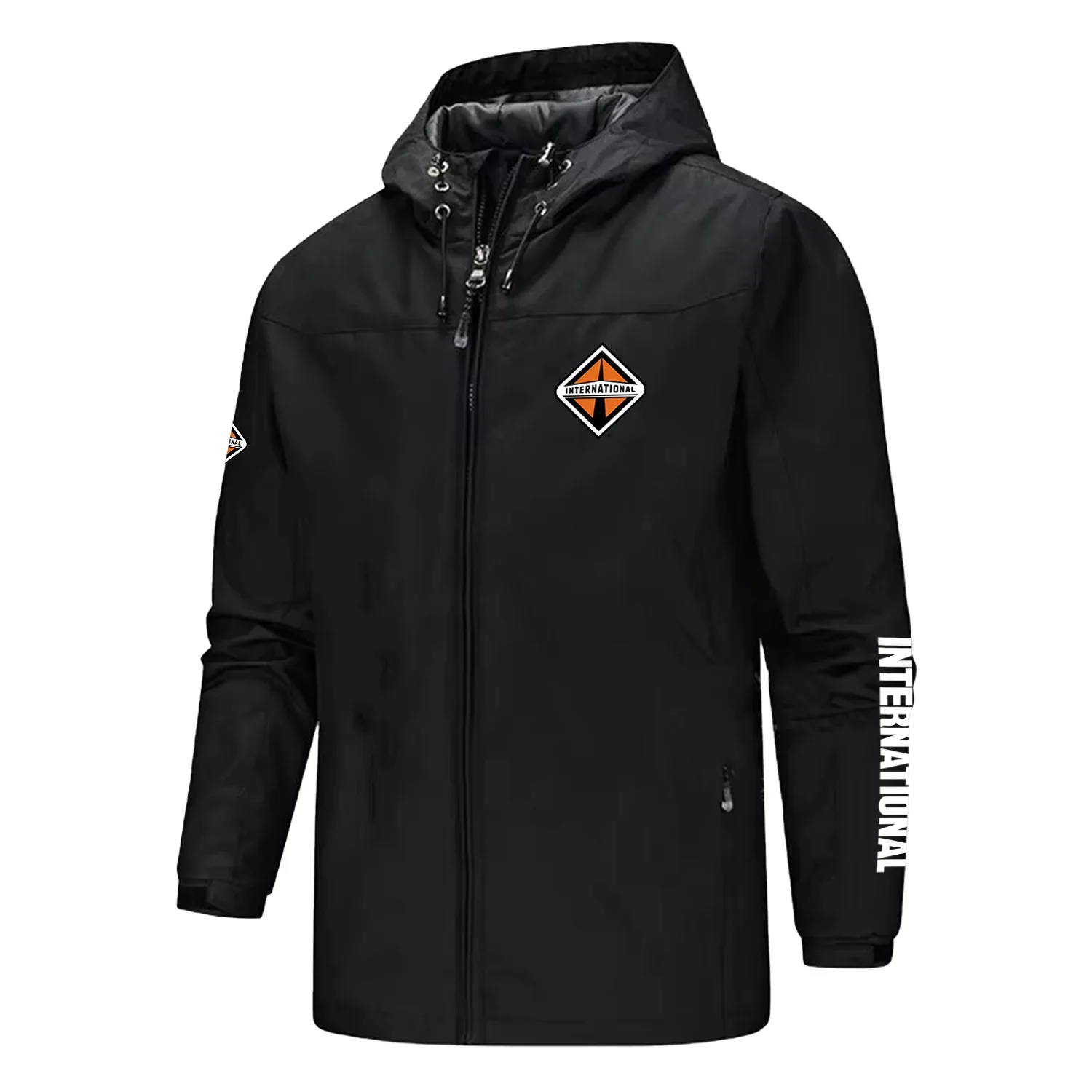 International Trucks Exclusive Logo Softshell Rain Jacket, Waterproof, Breathable, Windbreaker Jacket OUFASGRJ0819INZ – International Trucks Gift