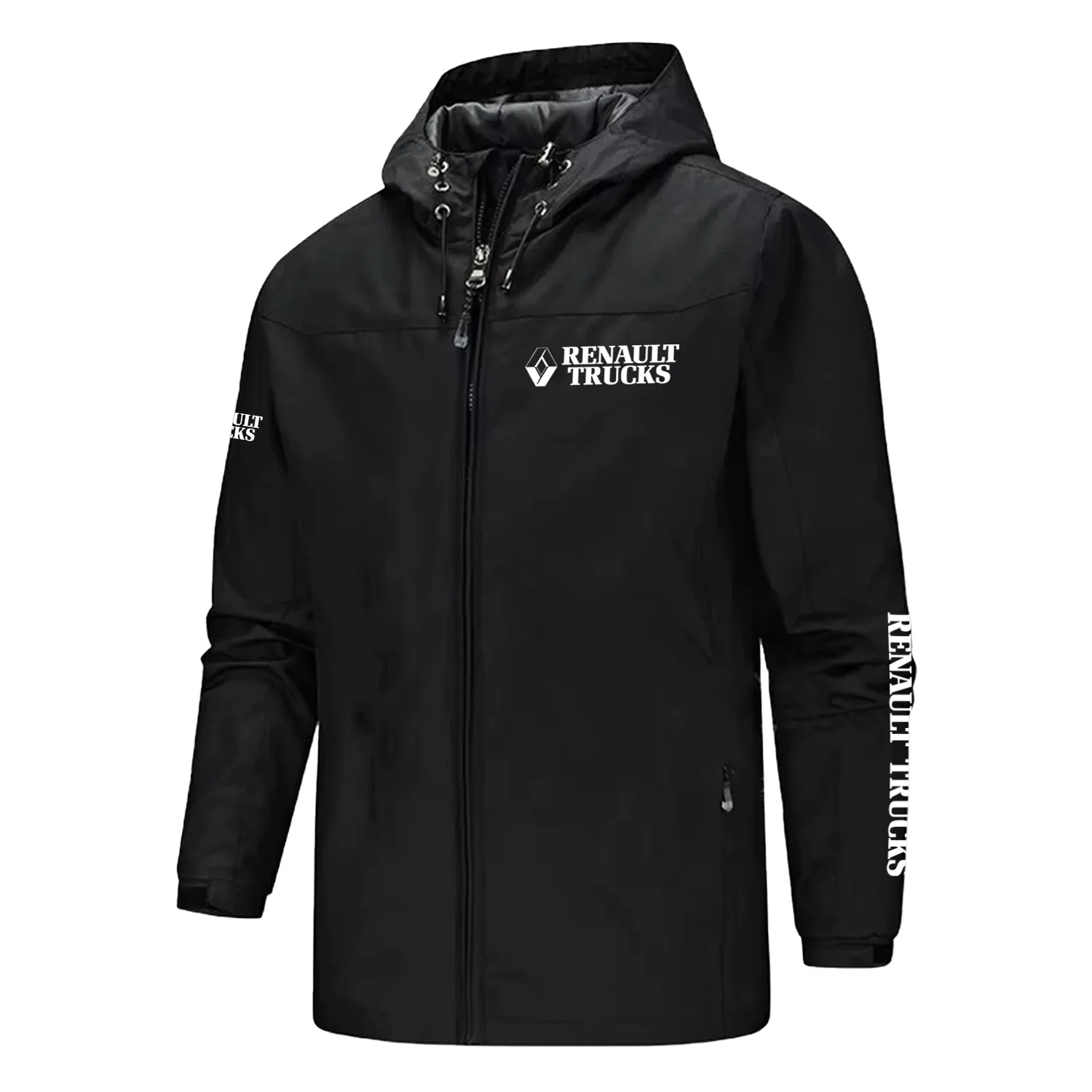 Renault Trucks Exclusive Logo Softshell Rain Jacket, Waterproof, Breathable, Windbreaker Jacket OUFASGRJ0819RTZ – Renault Trucks Gift