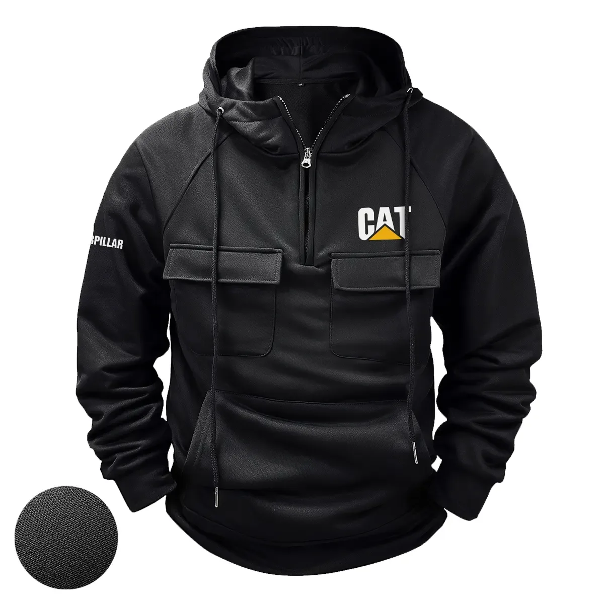 Caterpillar Exclusive Logo Tactical Quarter Zip Hoodie OUFATQZ0819CTZ – Caterpillar Hoodie Caterpillar Exclusive Logo Tactical Quarter Zip Hoodie OUFATQZ0819CTZ – Caterpillar Hoodie