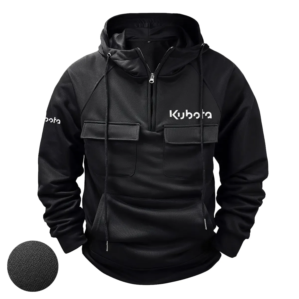 Kubota Exclusive Logo Tactical Quarter Zip Hoodie OUFATQZ0819KBZ – Kubota Hoodie