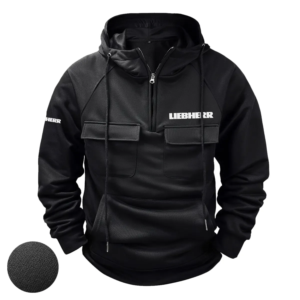 Liebherr Exclusive Logo Tactical Quarter Zip Hoodie OUFATQZ0819LIZ – Liebherr Hoodie