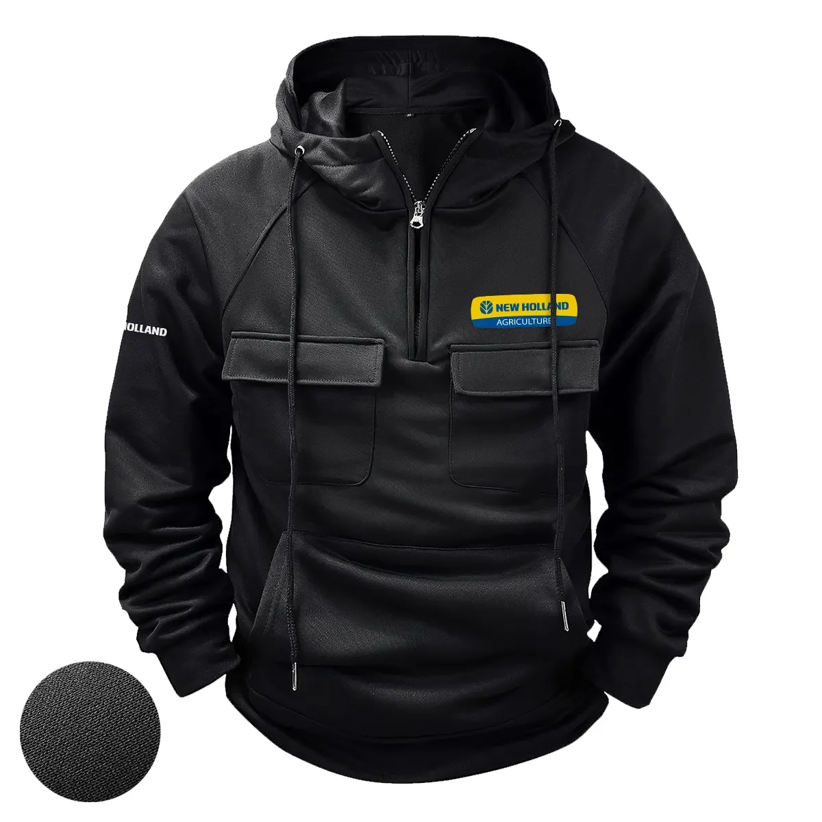 New Holland Exclusive Logo Tactical Quarter Zip Hoodie OUFATQZ0819NHZ – New Holland Hoodie