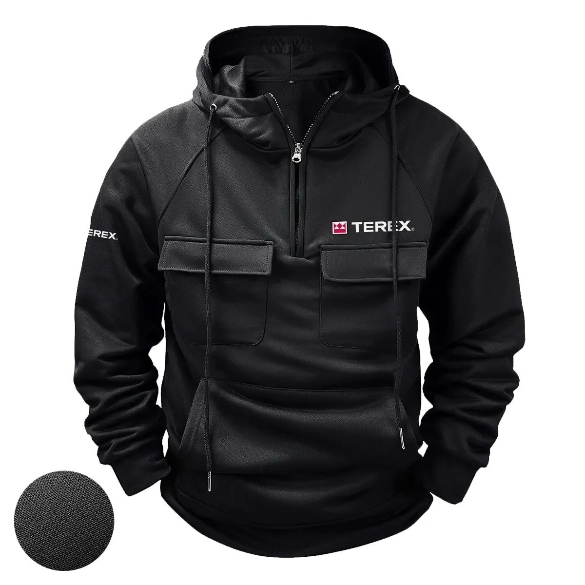 Terex Exclusive Logo Tactical Quarter Zip Hoodie OUFATQZ0819TXZ – Terex Hoodie