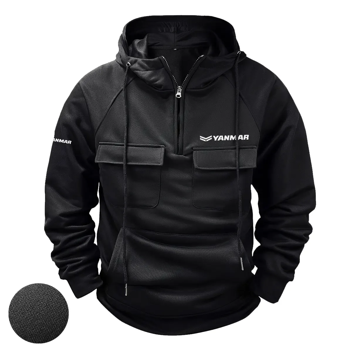 Yanmar Exclusive Logo Tactical Quarter Zip Hoodie OUFATQZ0819YAZ – Yanmar Hoodie