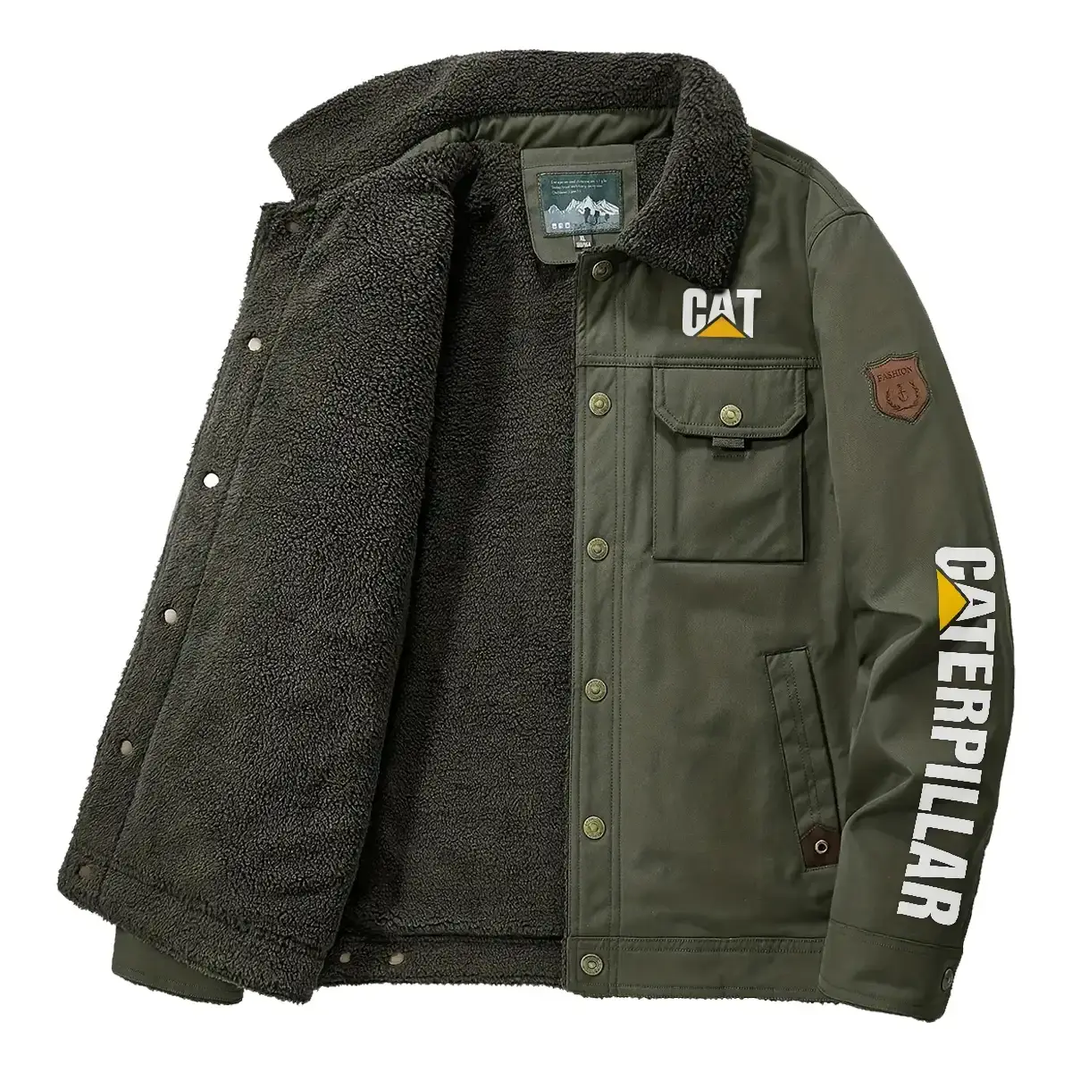 Caterpillar Exclusive Logo Velvet Coat OUFAVC0611CTZ – Caterpillar Coat