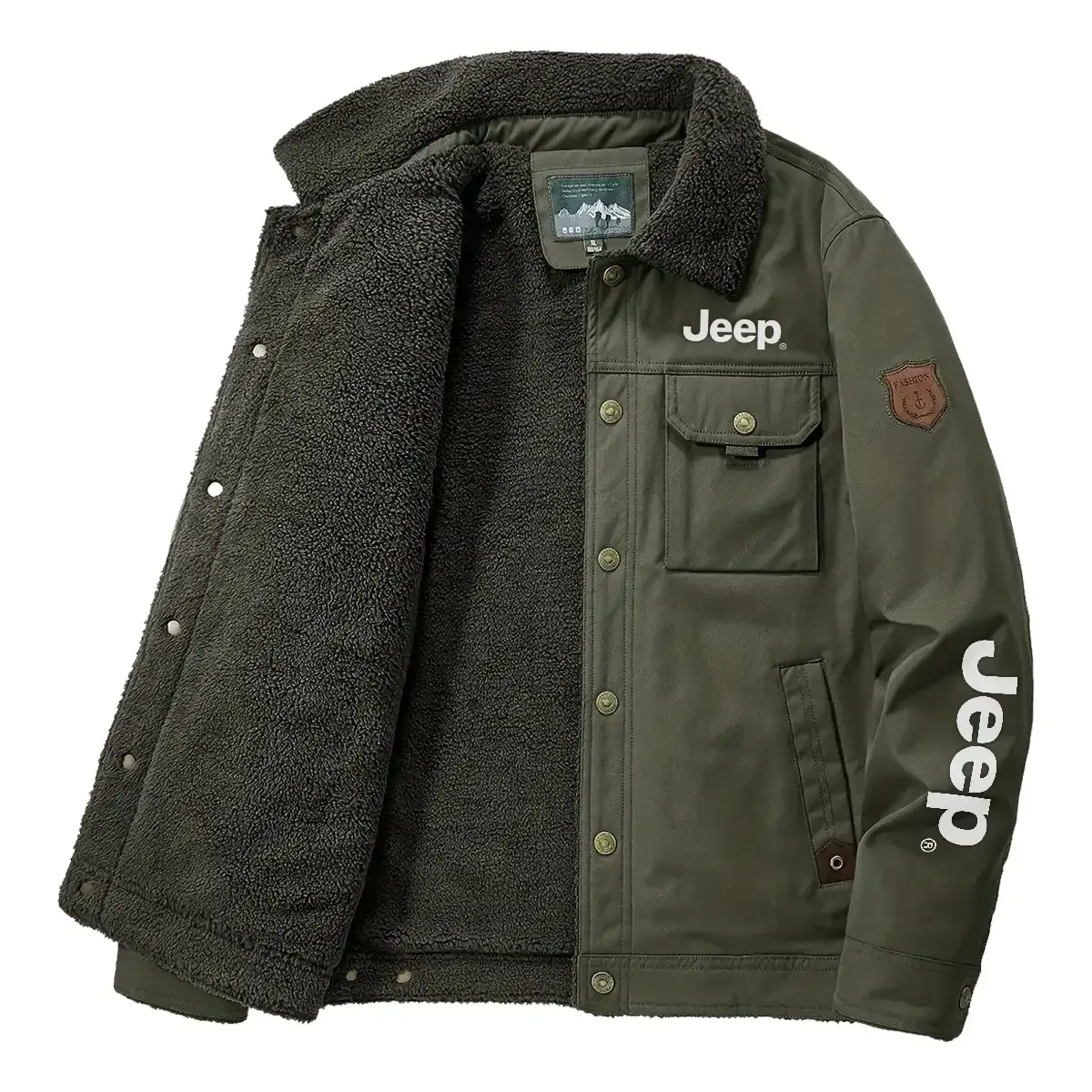Jeep Exclusive Logo Velvet Coat OUFAVC0611JEZ – Jeep Coat