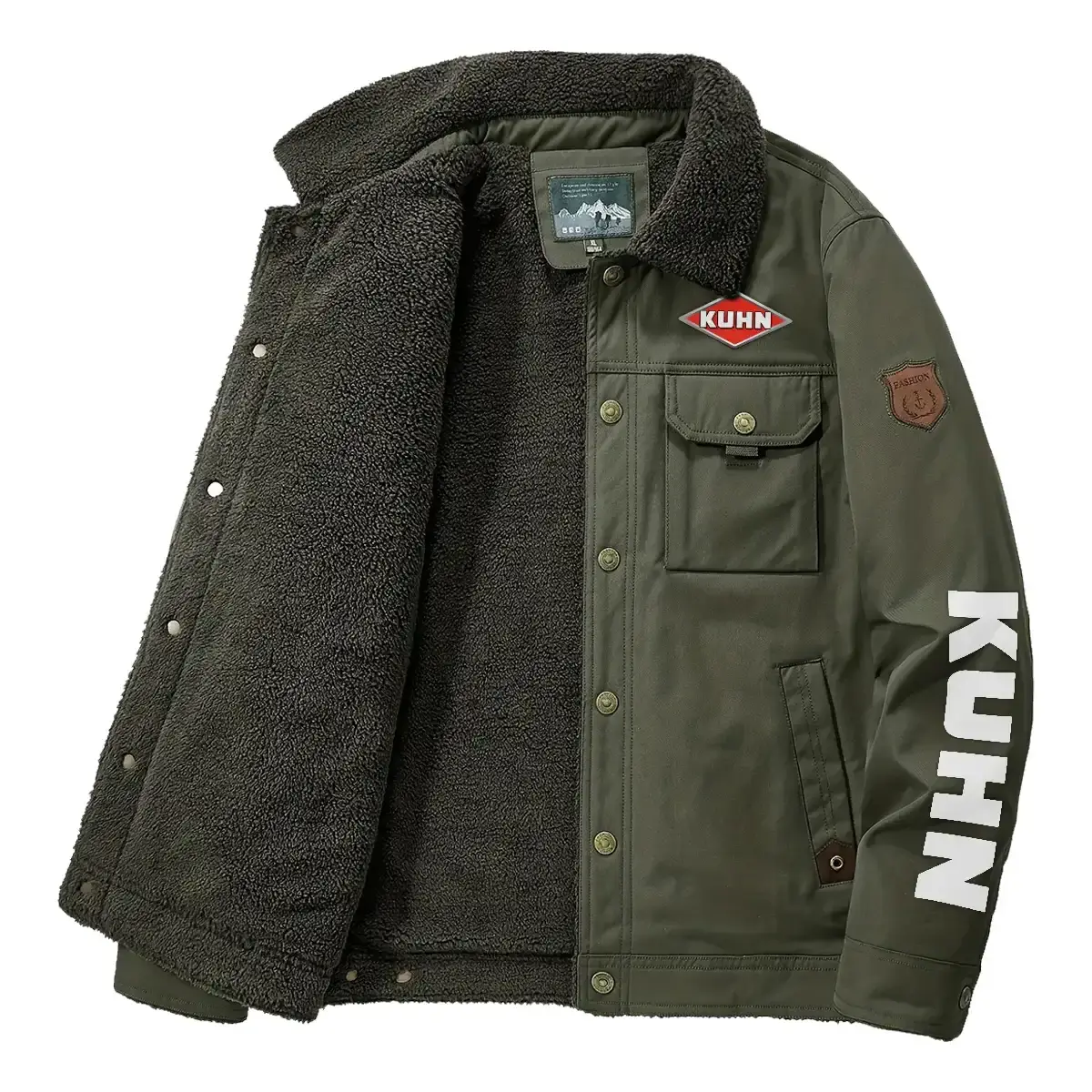Kuhn Exclusive Logo Velvet Coat OUFAVC0611KNZ – Kuhn Coat