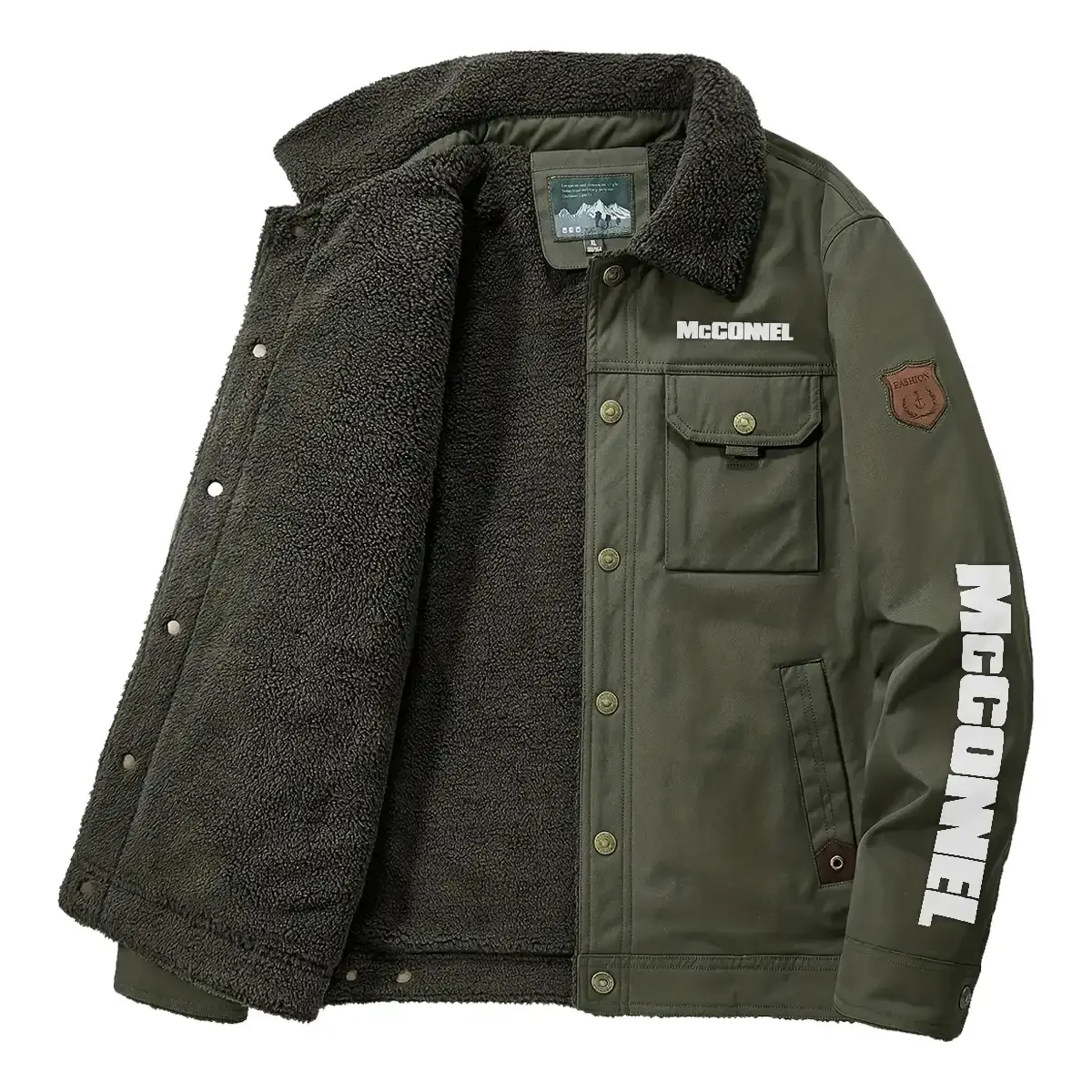McConnel Exclusive Logo Velvet Coat OUFAVC0611MEZ – McConnel Coat McConnel Exclusive Logo Velvet Coat OUFAVC0611MEZ – McConnel Coat