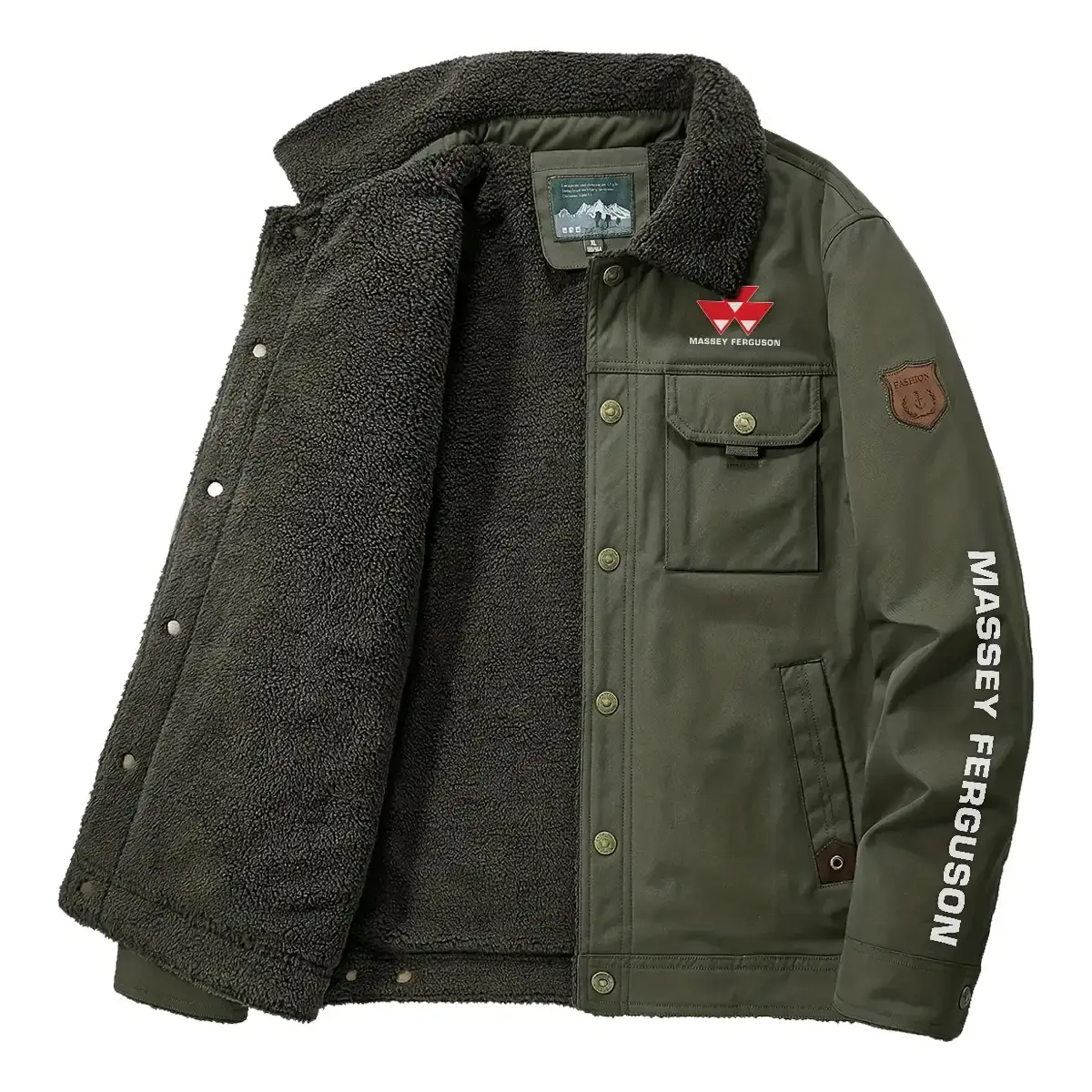 Massey Ferguson Exclusive Logo Velvet Coat OUFAVC0611MFZ – Massey Ferguson Coat