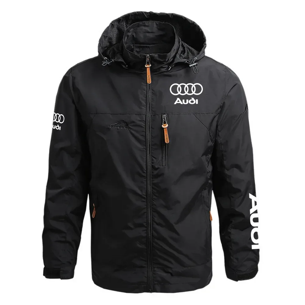 Audi Exclusive Logo Waterproof Outdoor Jacket Detachable Hood OUFAWOJ0819AUZ – Audi Jacket